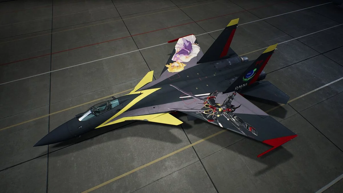 Ace Combat 7: Skies Unknown — Розмальовка у стилі гри «Mobile Suit Gundam»