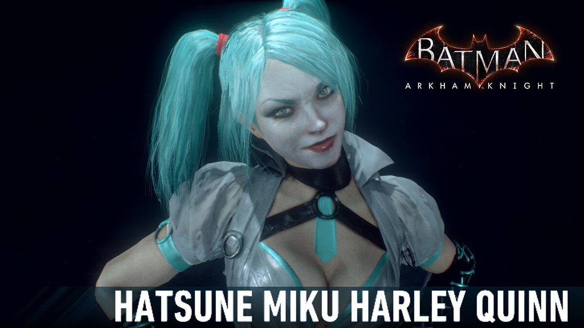 Batman: Arkham Knight Game of the Year Edition — Harley Quinn as Hatsune Miku