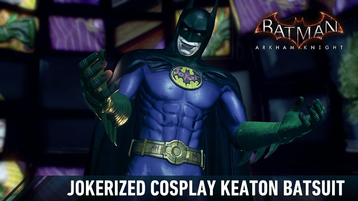 Batman: Arkham Knight Game of the Year Edition — Batman in Joker costume