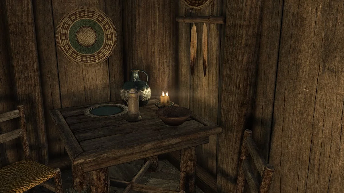 Elder Scrolls 5: Skyrim Special Edition — Постобработка пламени свечи