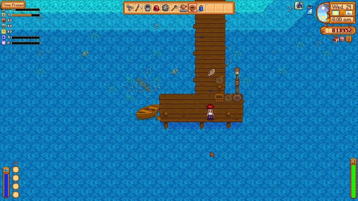 Stardew Valley — pesca humana