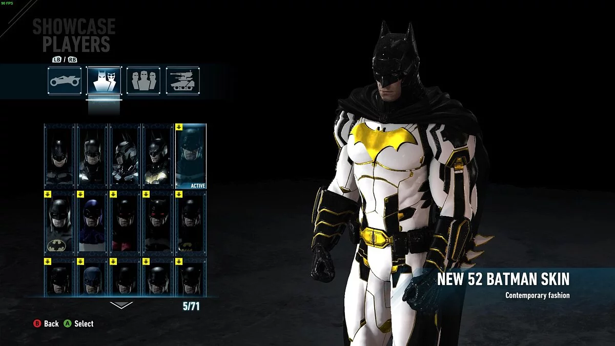 Batman: Arkham Knight Game of the Year Edition — White and gold Batman