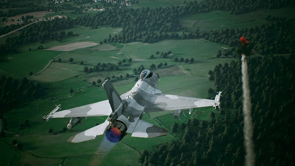 Ace Combat 7: Skies Unknown — Агрессивный серый камуфляж