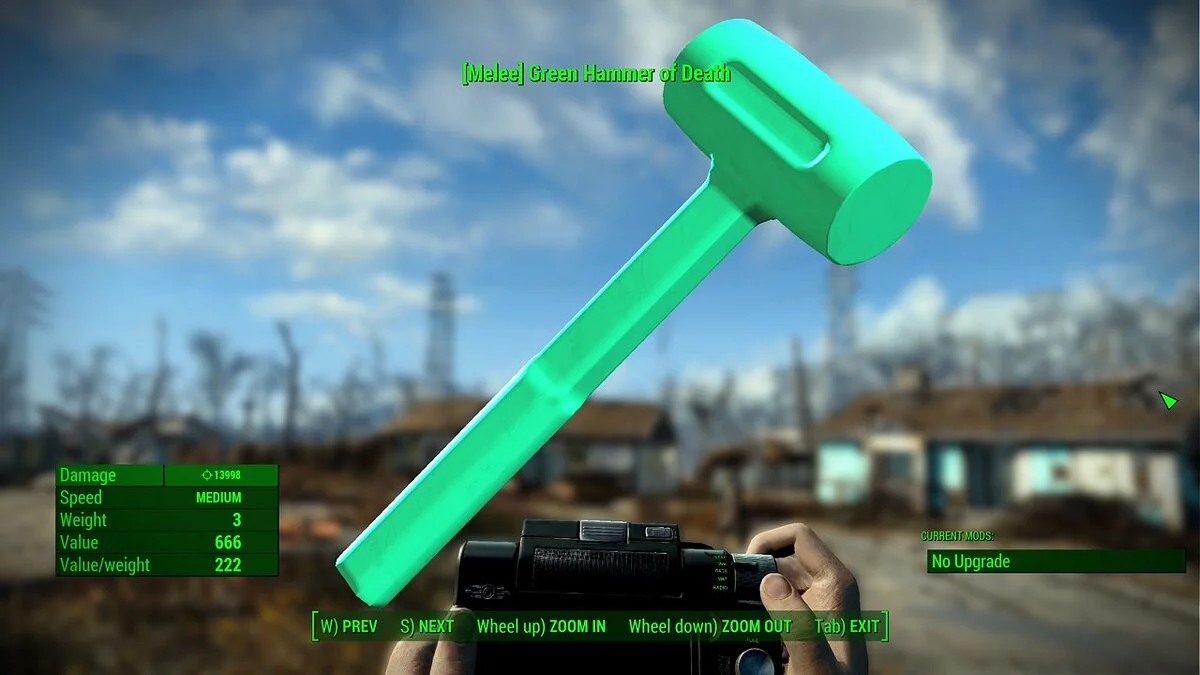 Fallout 4: Game of the Year Edition — Green Death Hammer