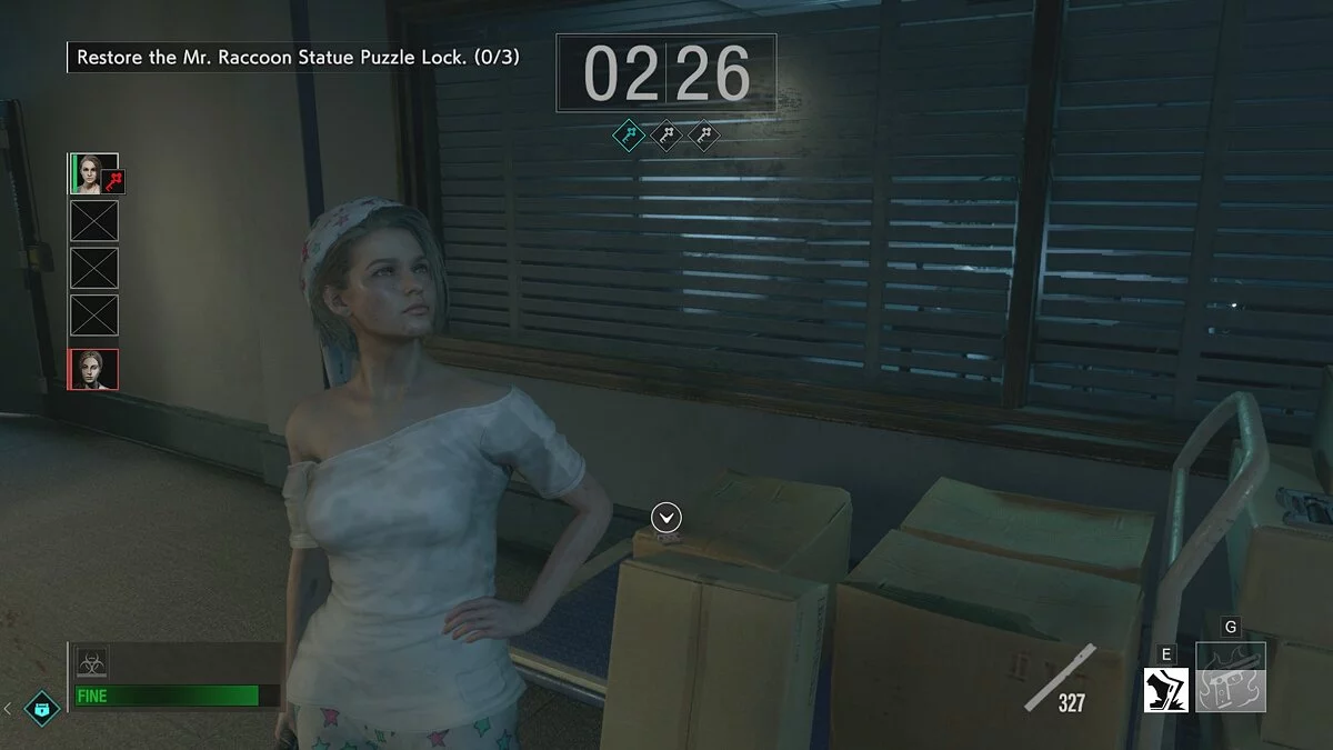 Resident Evil 3 — Джилл в пижаме