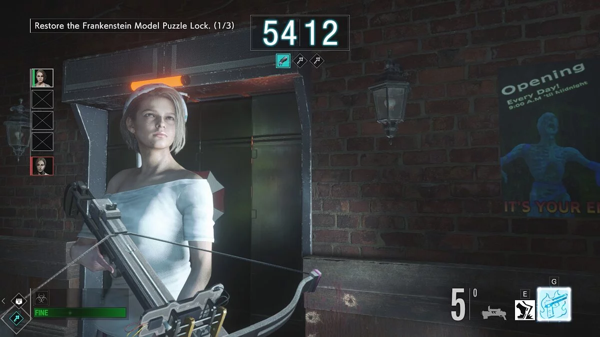 Resident Evil 3 — Джилл в пижаме