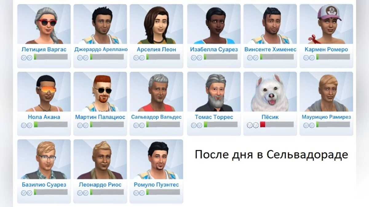 The Sims 4 — Nuevos habitantes y nombres aleatorios.