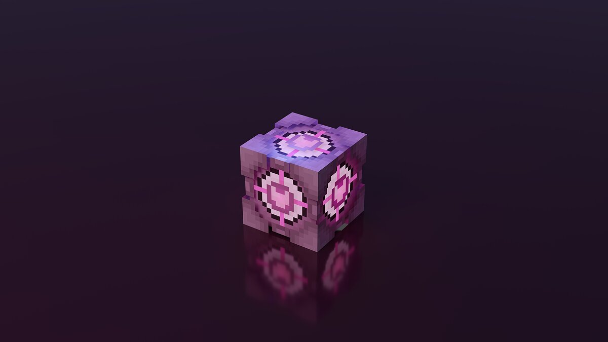 Minecraft Dungeons — Companion cube