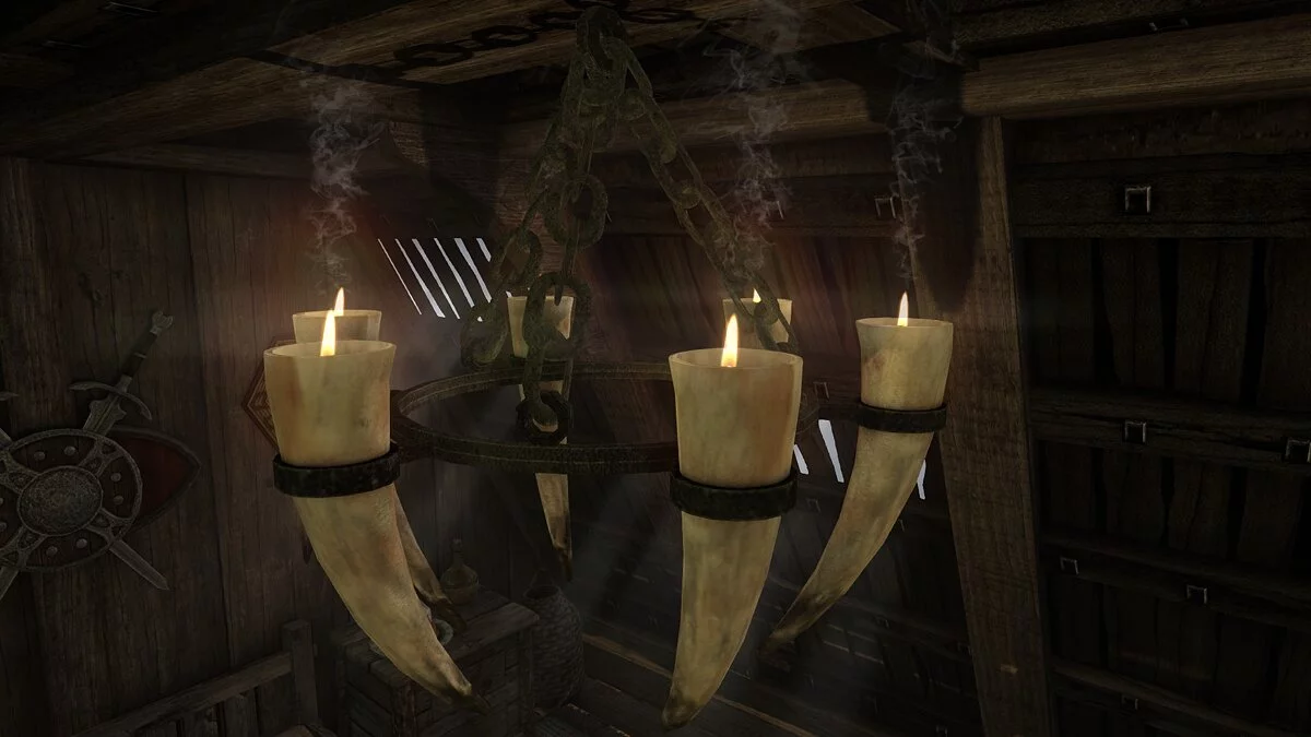 Elder Scrolls 5: Skyrim Special Edition — Эффект бликов от огня