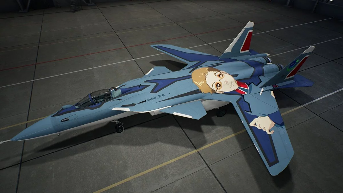 Ace Combat 7: Skies Unknown — Розмальовка у стилі гри «Mobile Suit Gundam»