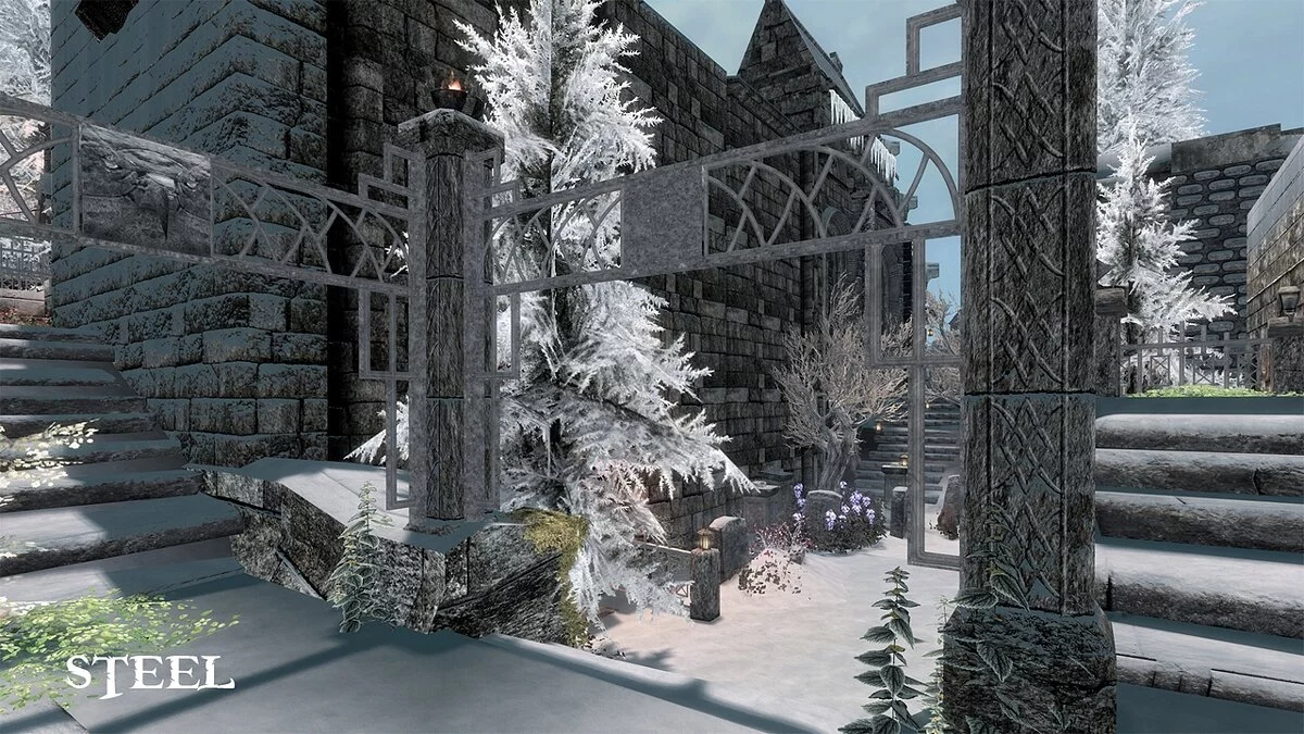 Elder Scrolls 5: Skyrim Special Edition — Улучшенные металлические ограждения в Виндхельме