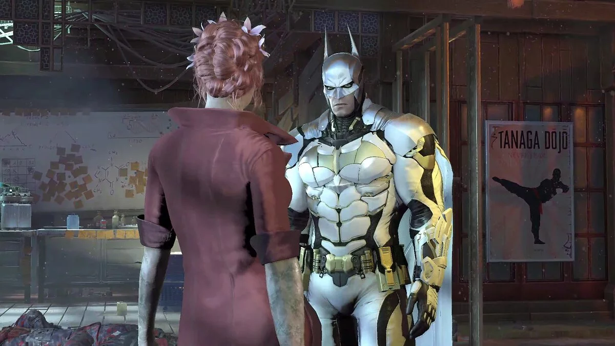 Batman: Arkham Knight Game of the Year Edition — Біло-чорно-золотий костюм
