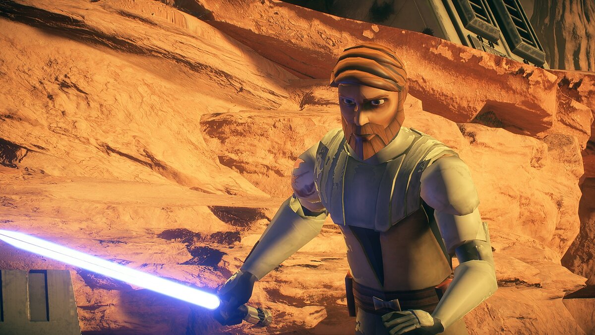 Star Wars: Battlefront 2 — Obi Wan Kenobi from the animated series "The Clone Wars"