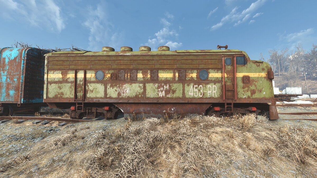 Fallout 4: Game of the Year Edition — Trains from the game "Fallout New Vegas"