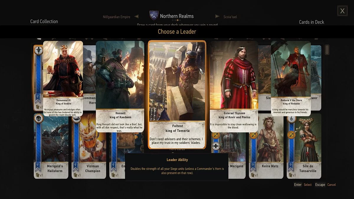 The Witcher 3: Wild Hunt - Complete Edition — Гвинт революция