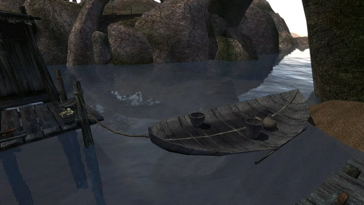 Elder Scrolls 3: Morrowind — agua realista