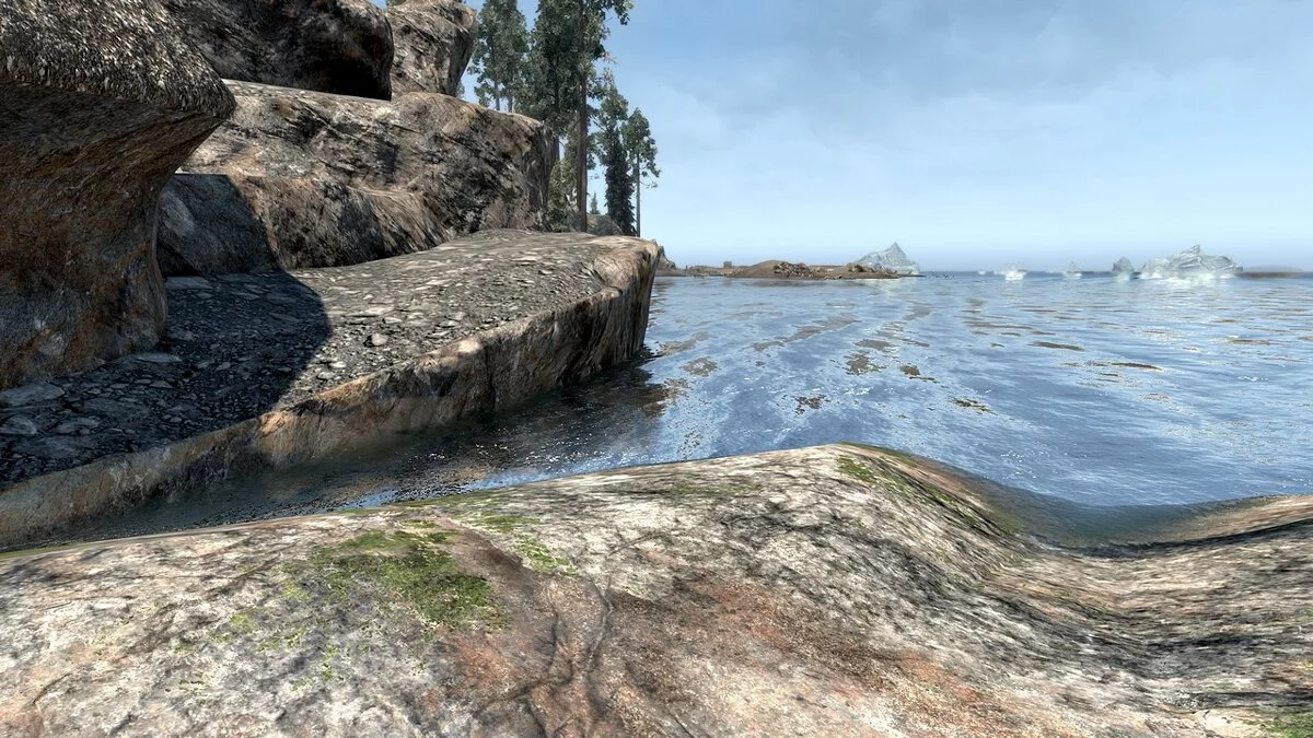 Elder Scrolls 5: Skyrim Special Edition — Improved water in large bodies of water