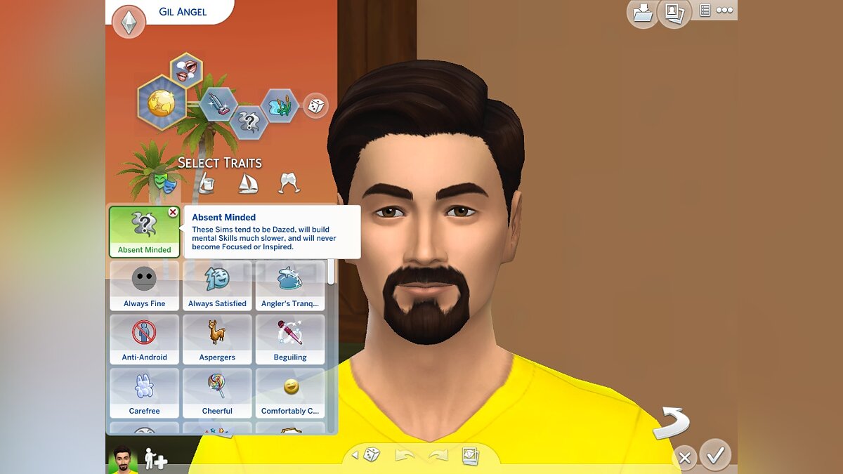 The Sims 4 — Character trait - absent-mindedness