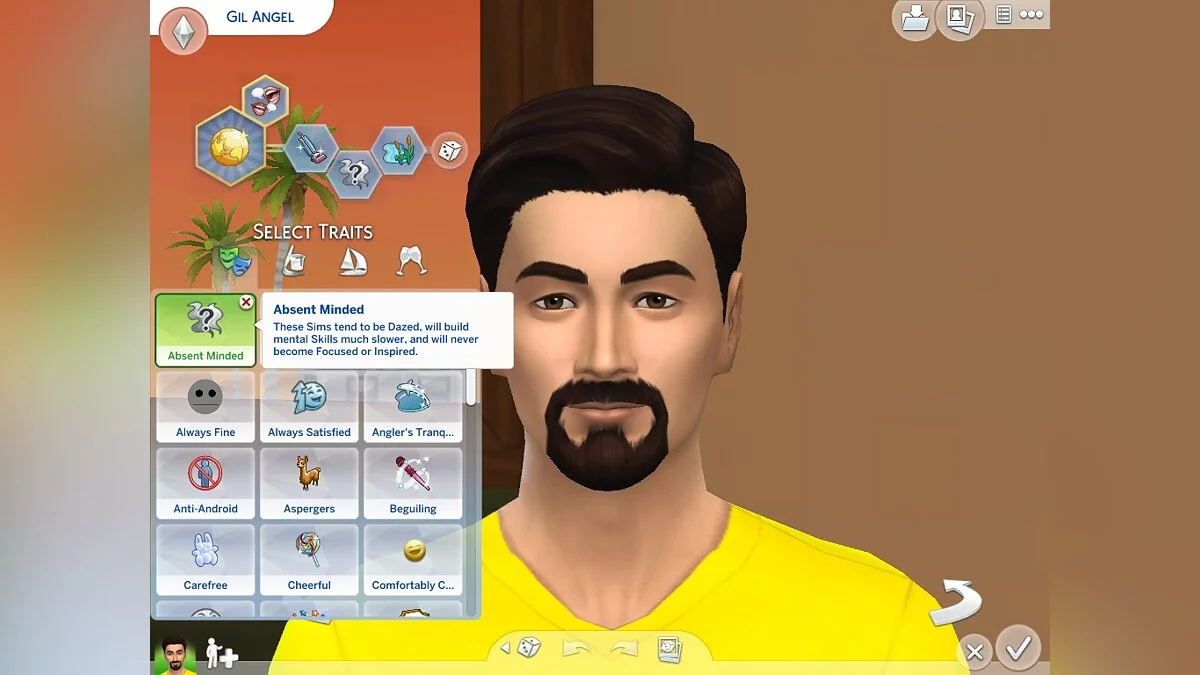 The Sims 4 — Character trait - absent-mindedness