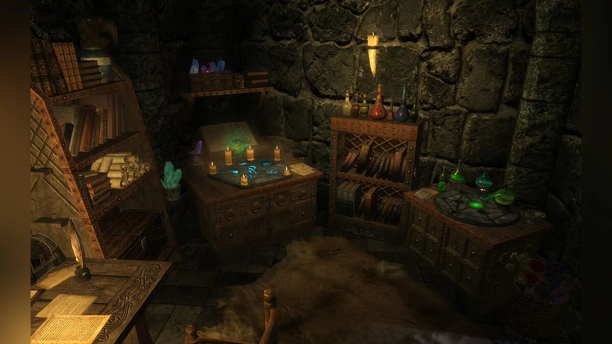 The Elder Scrolls 5: Skyrim Legendary Edition — Уютная личная комната в коллегии