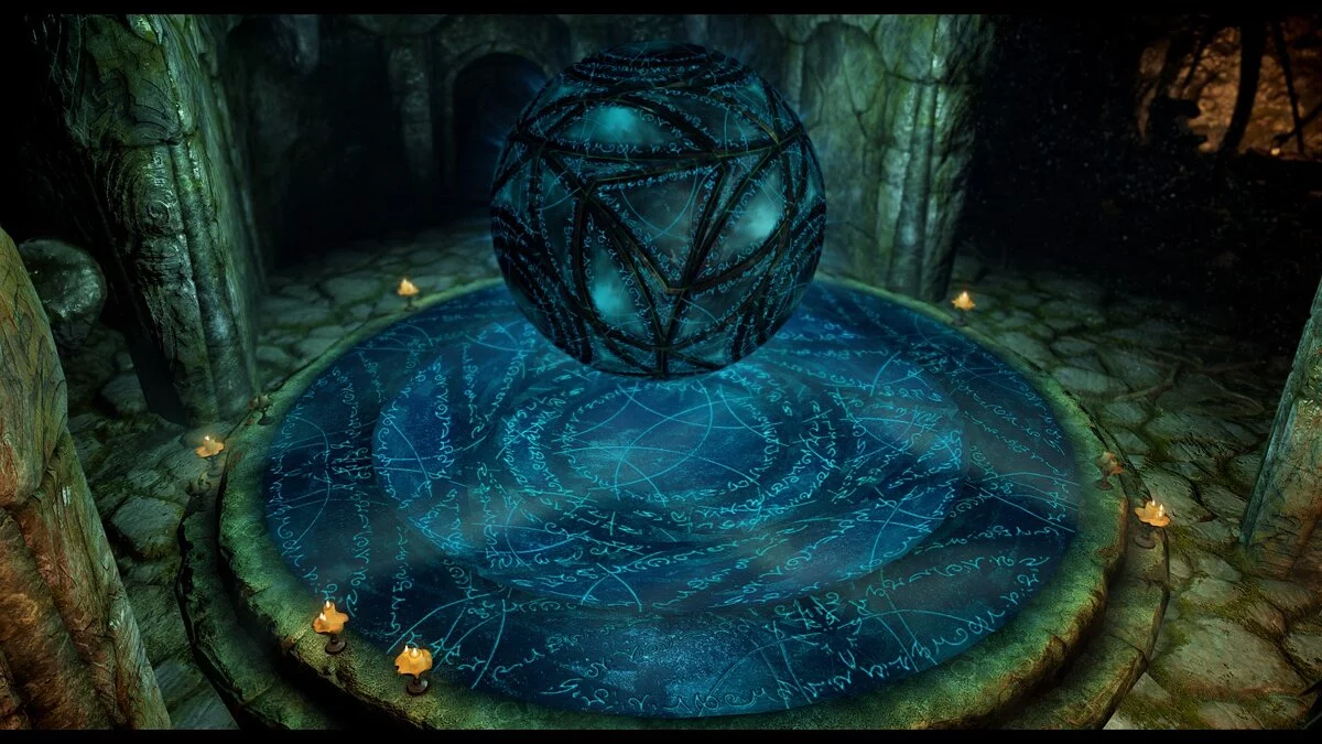 The Elder Scrolls 5: Skyrim Legendary Edition — Разные цвета для ока магнуса