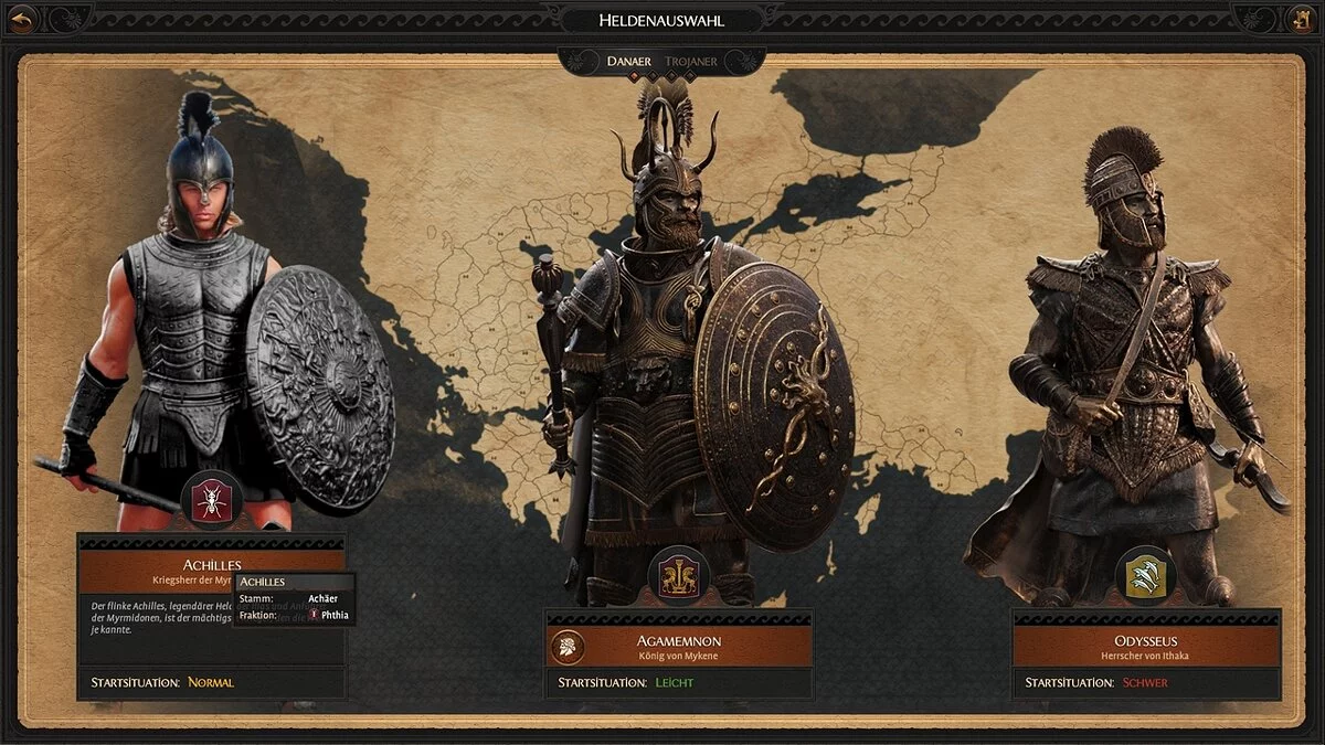 Total War Saga: Troy — New hero portraits