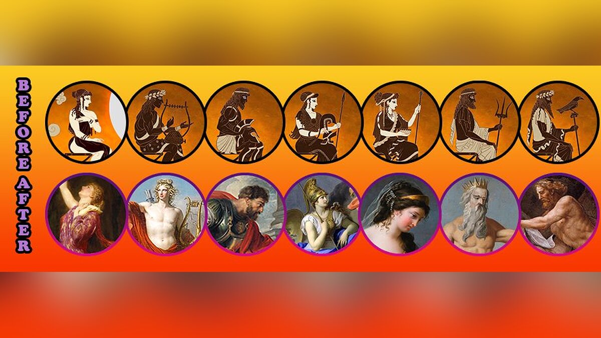 Total War Saga: Troy — Portraits of gods in neoclassical style