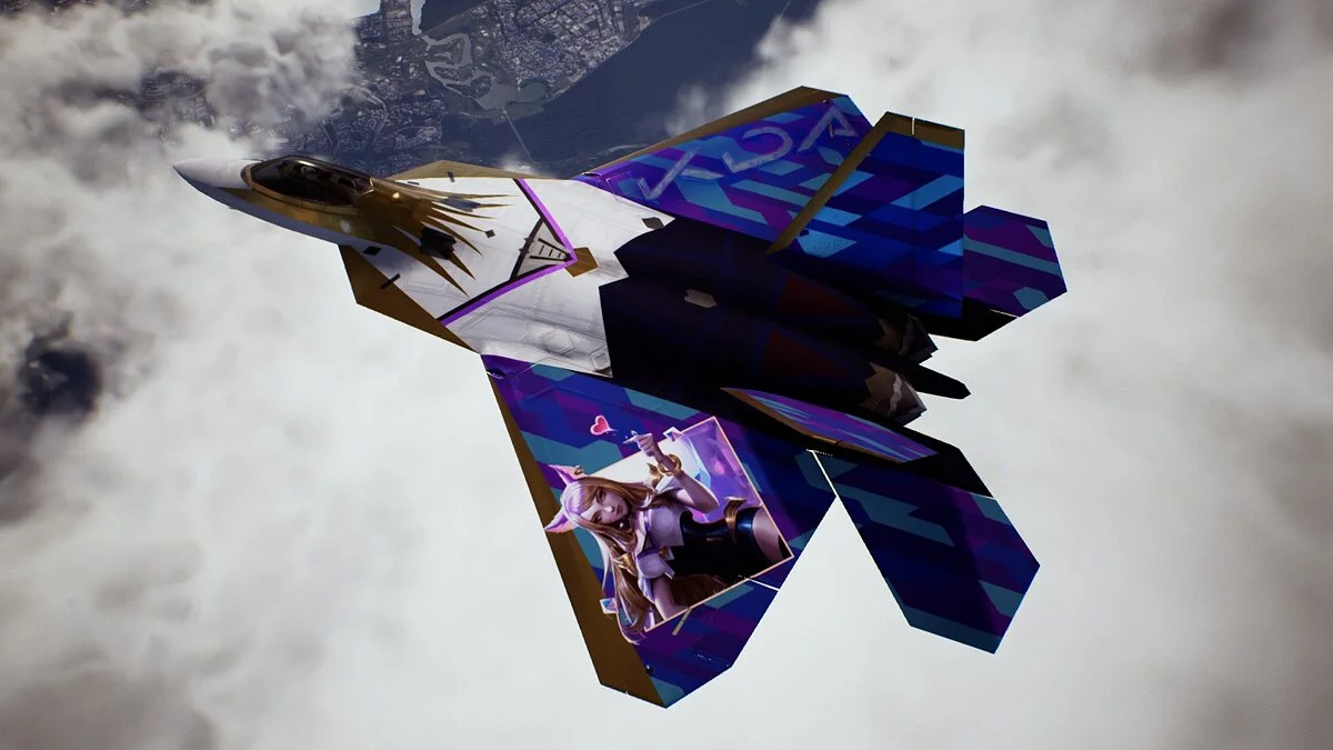 Ace Combat 7: Skies Unknown — Розмальовка у стилі гри League of Legends