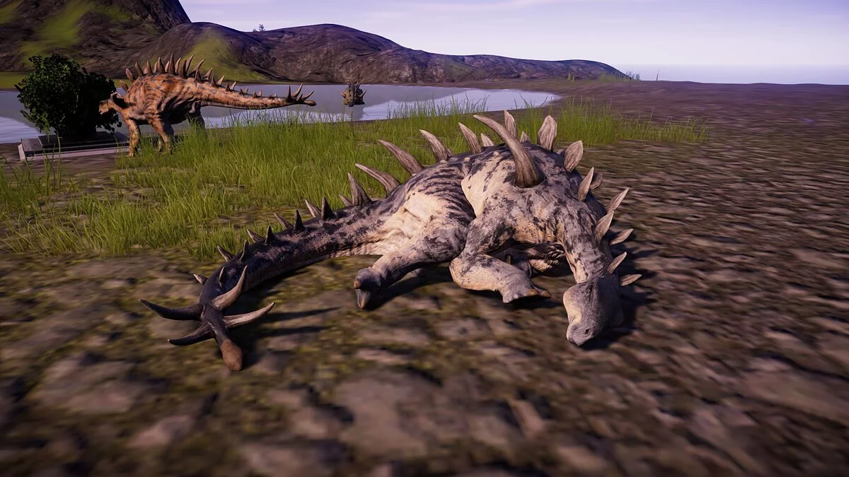 Jurassic World Evolution — Улучшенный хуаянозавр