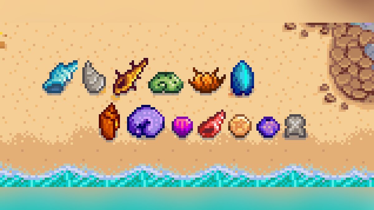 Stardew Valley — New ingredients on the beach