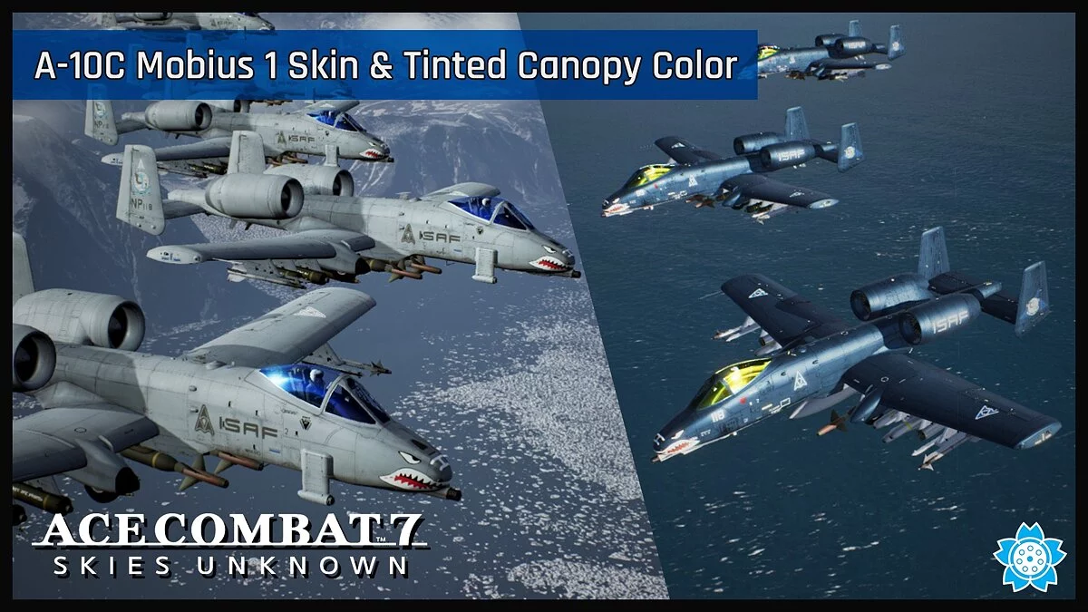 Ace Combat 7: Skies Unknown — Tinted coating for A-10C Mobius