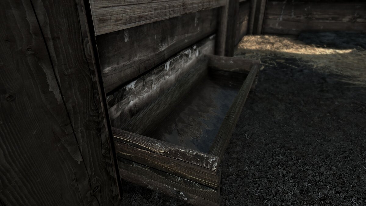 Elder Scrolls 5: Skyrim Special Edition — Improved water in horse troughs