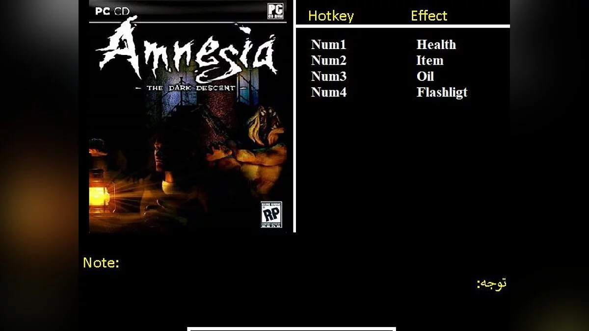 Amnesia: The Dark Descent — Entrenador (+4) [GoG]