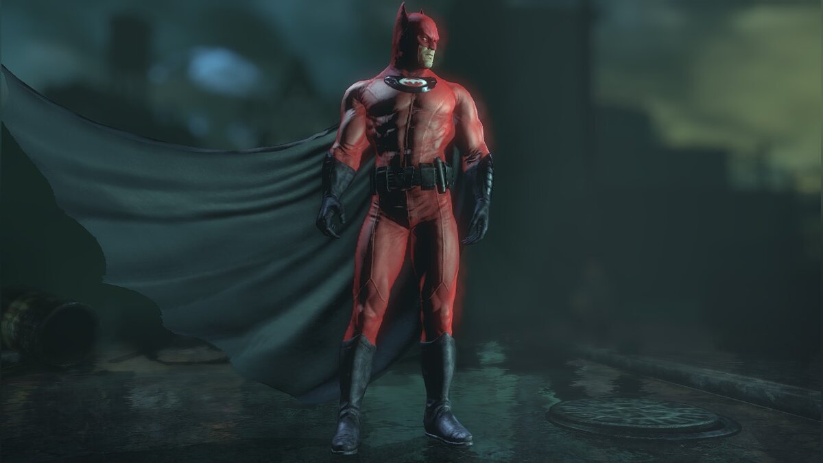 Batman: Arkham City — Red Batman from Earth-1