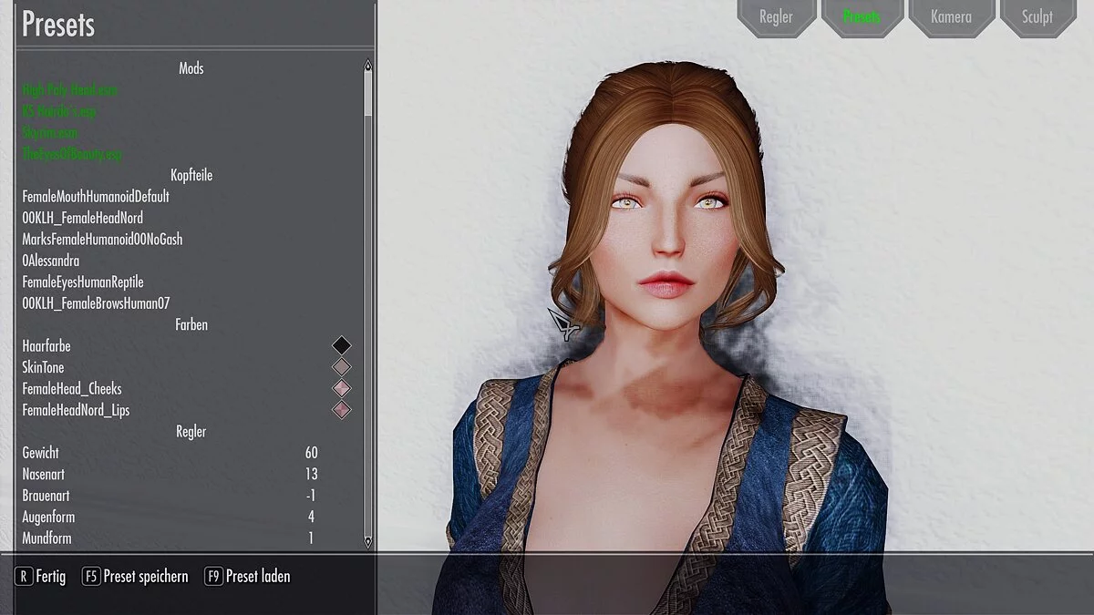 Elder Scrolls 5: Skyrim Special Edition — Анна - предустановка для главного героя