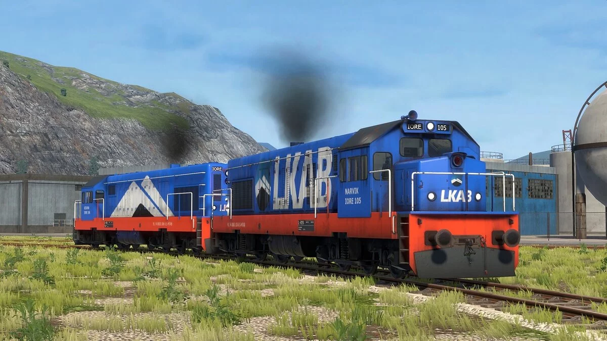 Derail Valley — Розмальовка LKAB для локомотива DE6