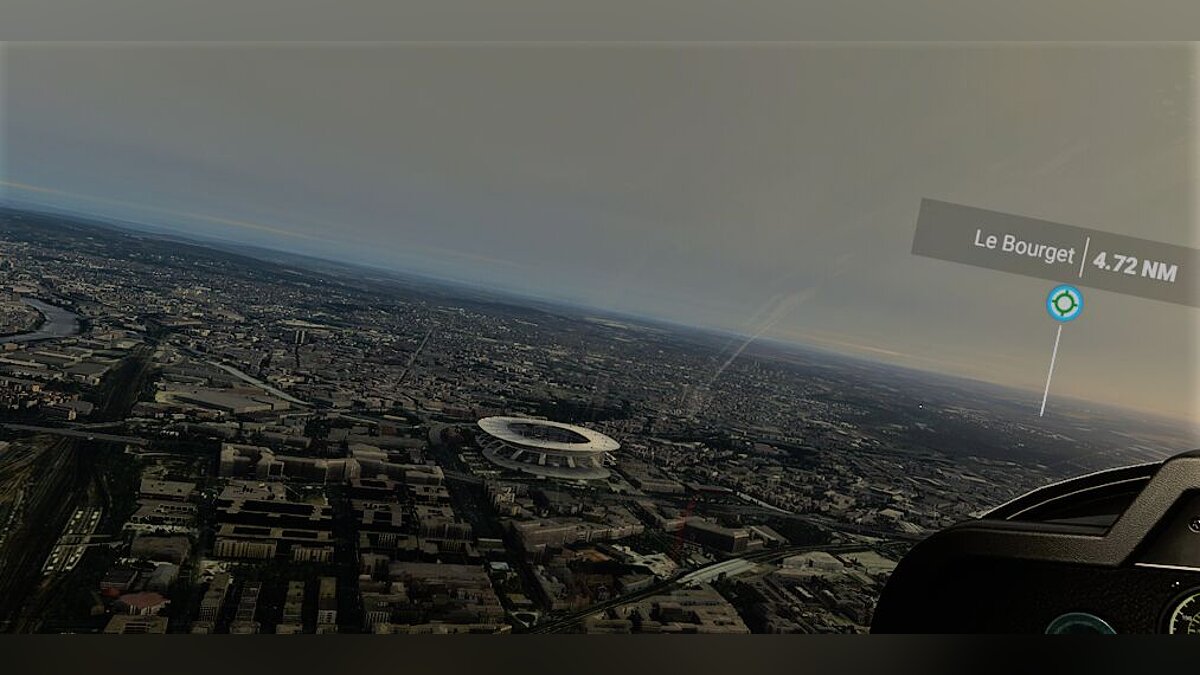 Microsoft Flight Simulator — Realistic stadium in Paris