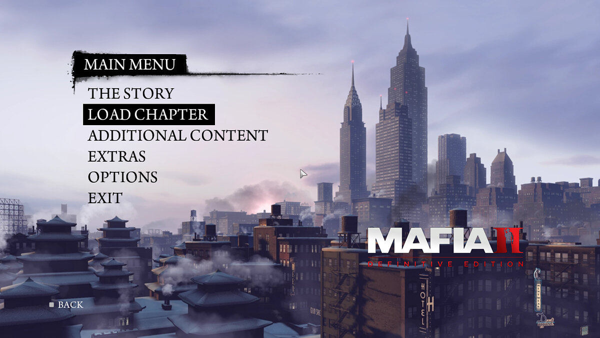 Mafia 2: Definitive Edition — Select any chapter