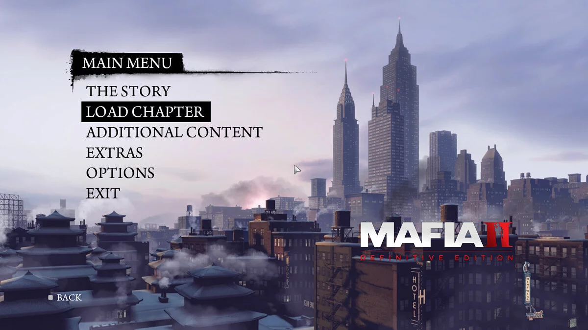 Mafia 2: Definitive Edition — Seleccione cualquier capítulo