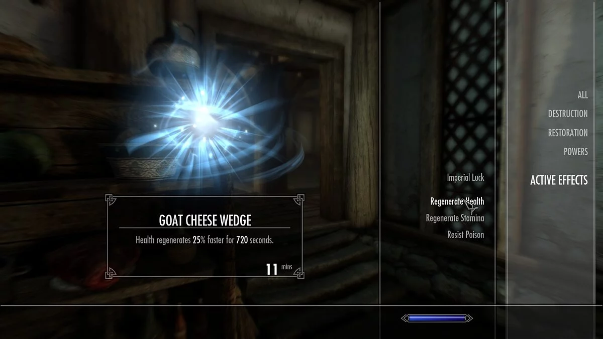 Elder Scrolls 5: Skyrim Special Edition — Transformation des aliments