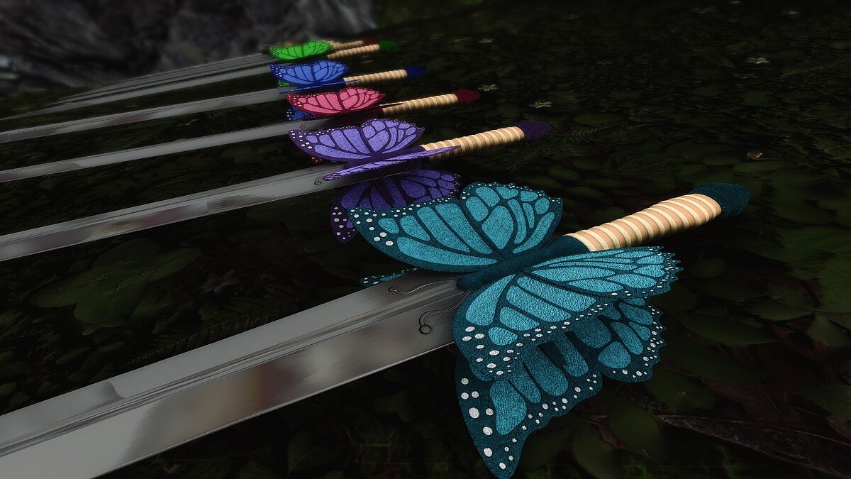 Elder Scrolls 5: Skyrim Special Edition — Sword with butterfly