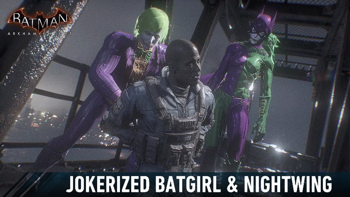 Batman: Arkham Knight Game of the Year Edition — Batgel and Nightwing as the Joker