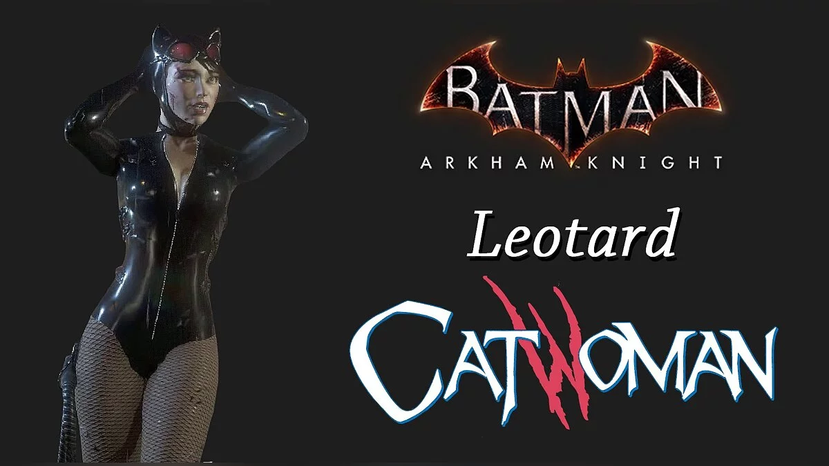 Batman: Arkham Knight Game of the Year Edition — Catwoman in a swimsuit