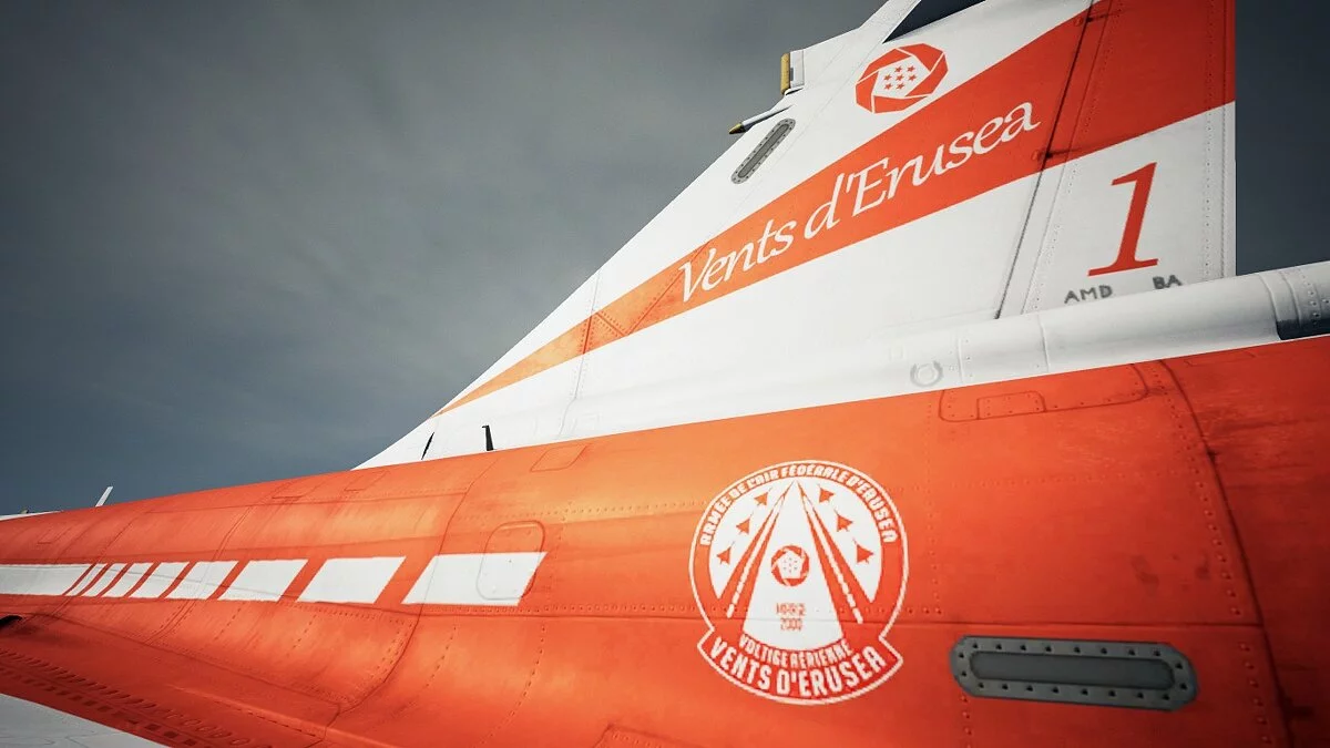 Ace Combat 7: Skies Unknown — Міраж 2000-5 з розфарбуванням Vents d'Erusea