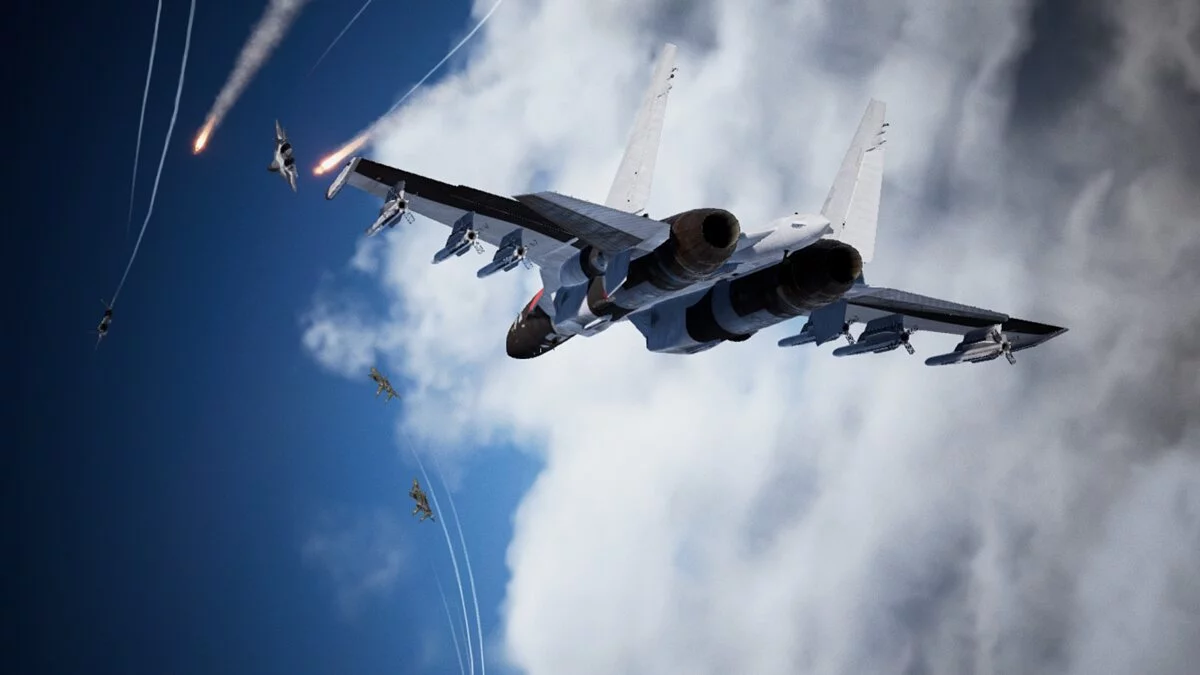 Ace Combat 7: Skies Unknown — Су-35 З розмальовка журавлик