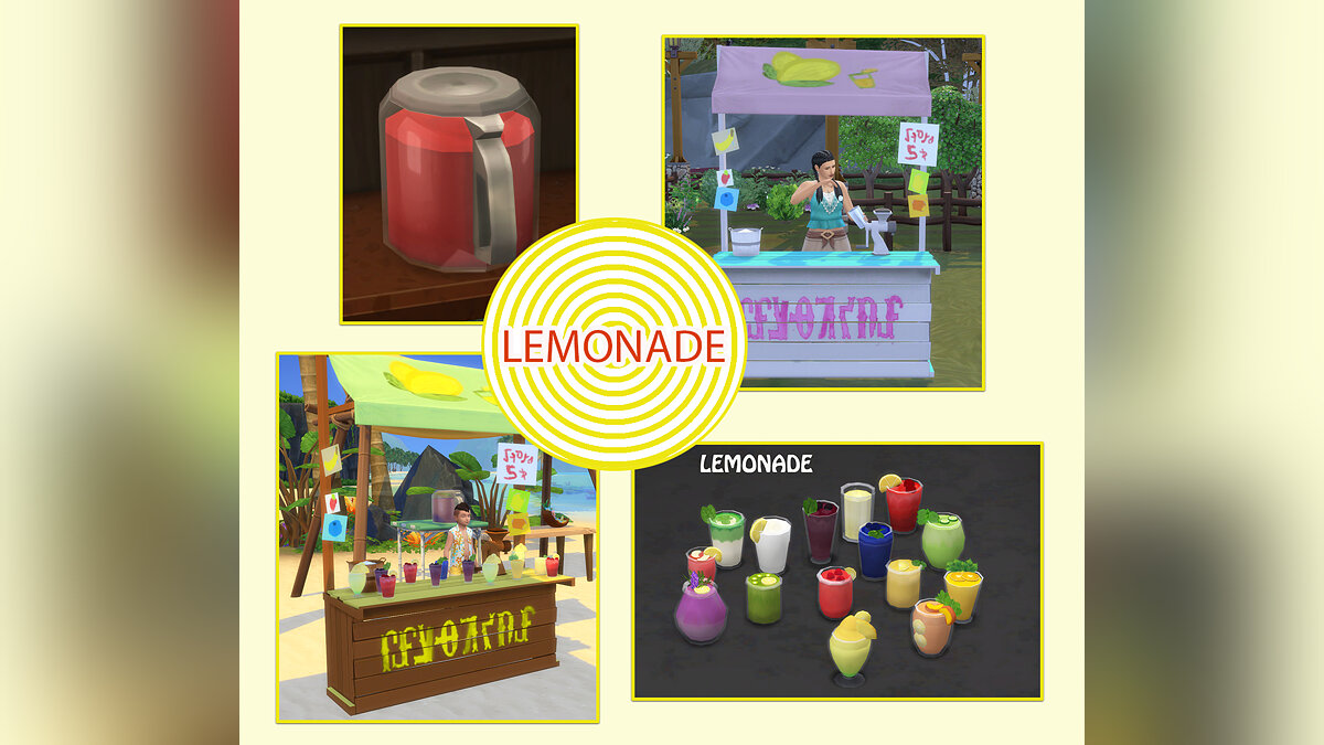 The Sims 4 — Selling lemonade