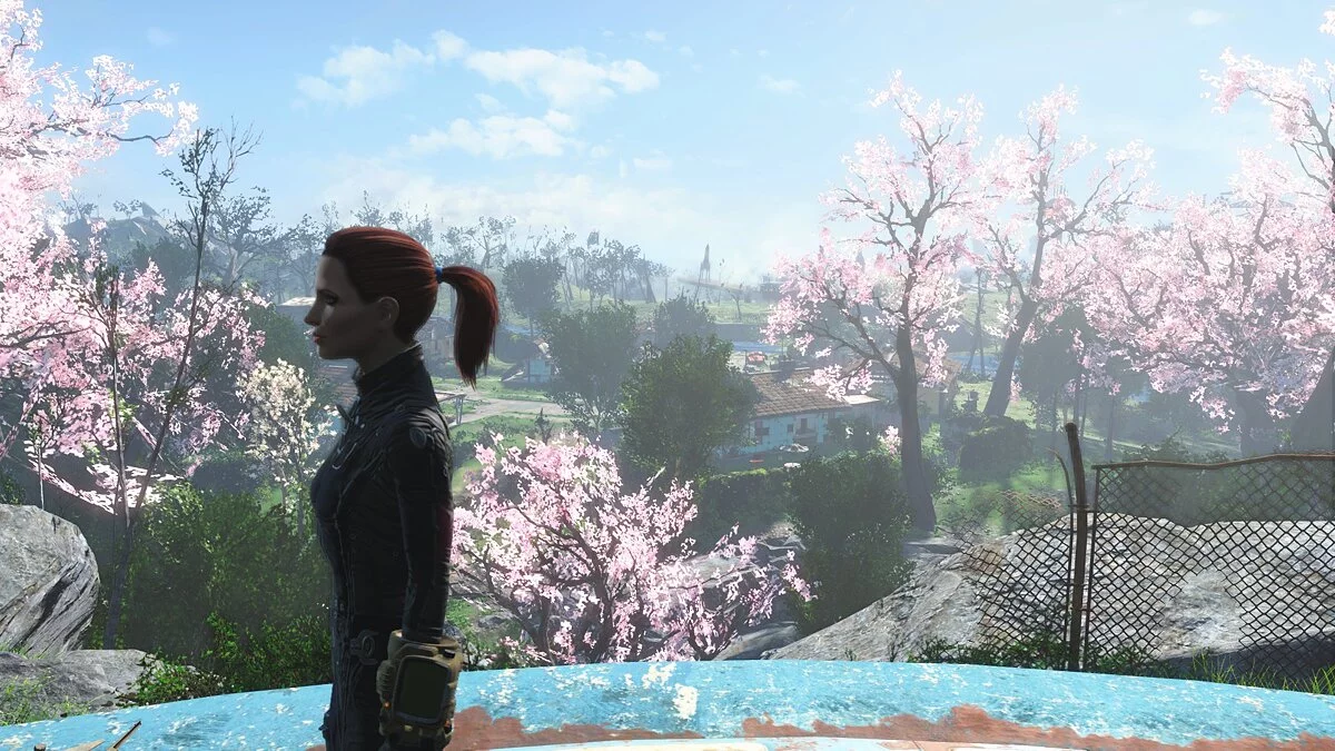 Fallout 4: Game of the Year Edition — Простая прическа с хвостиком