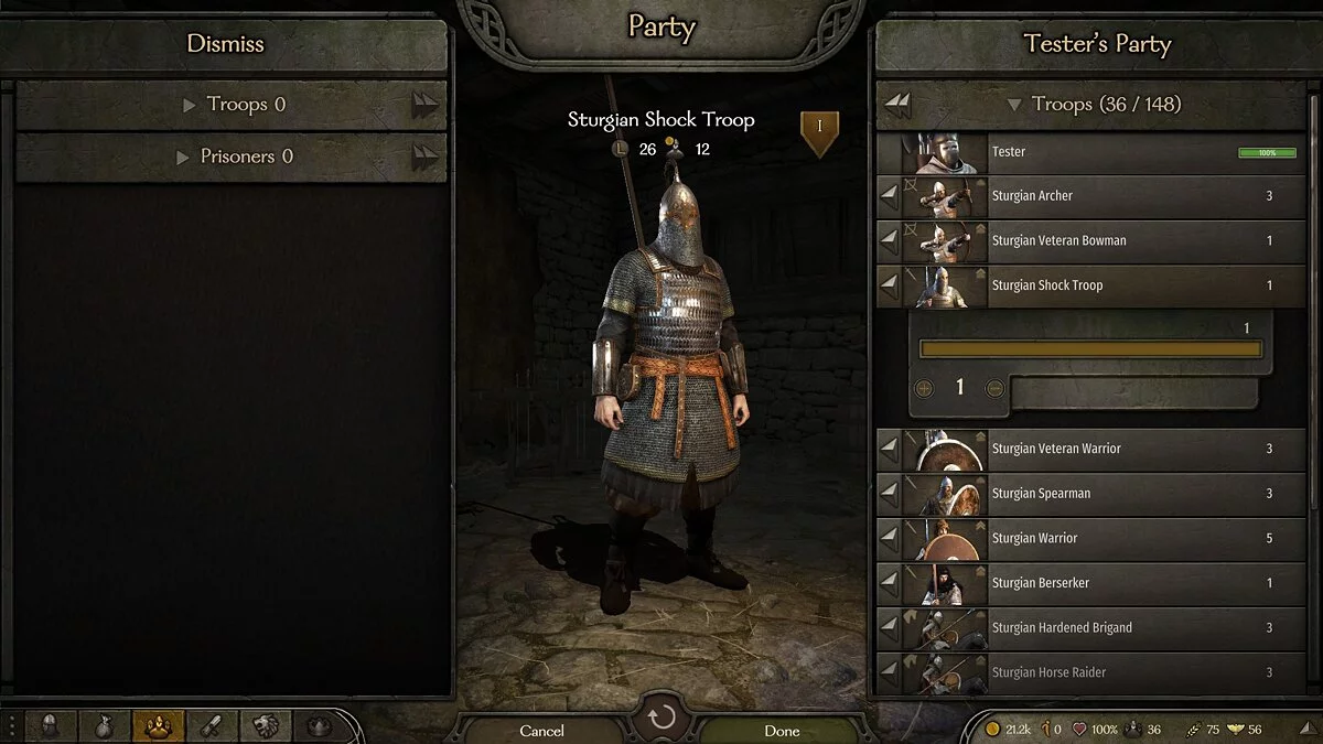 Mount & Blade 2: Bannerlord — Поліпшена броня стургіанських військ