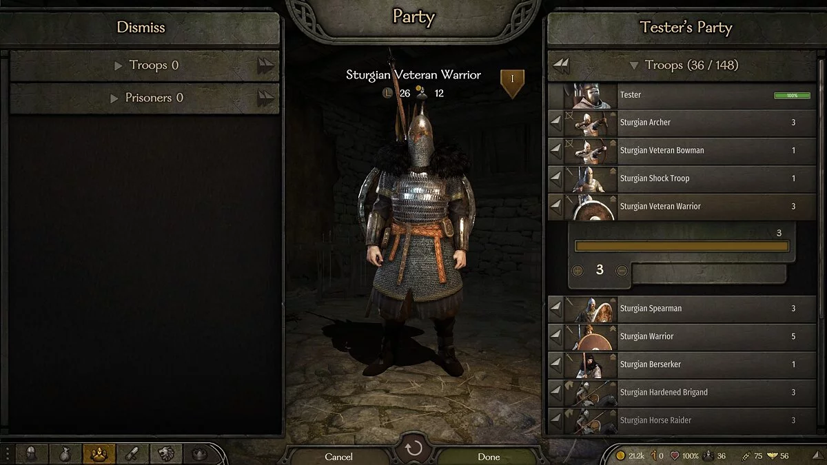 Mount & Blade 2: Bannerlord — Поліпшена броня стургіанських військ