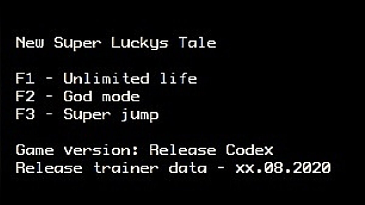 Super Lucky&#039;s Tale — Trainer (+3) [Rip Codex] [LIRW / GHL]